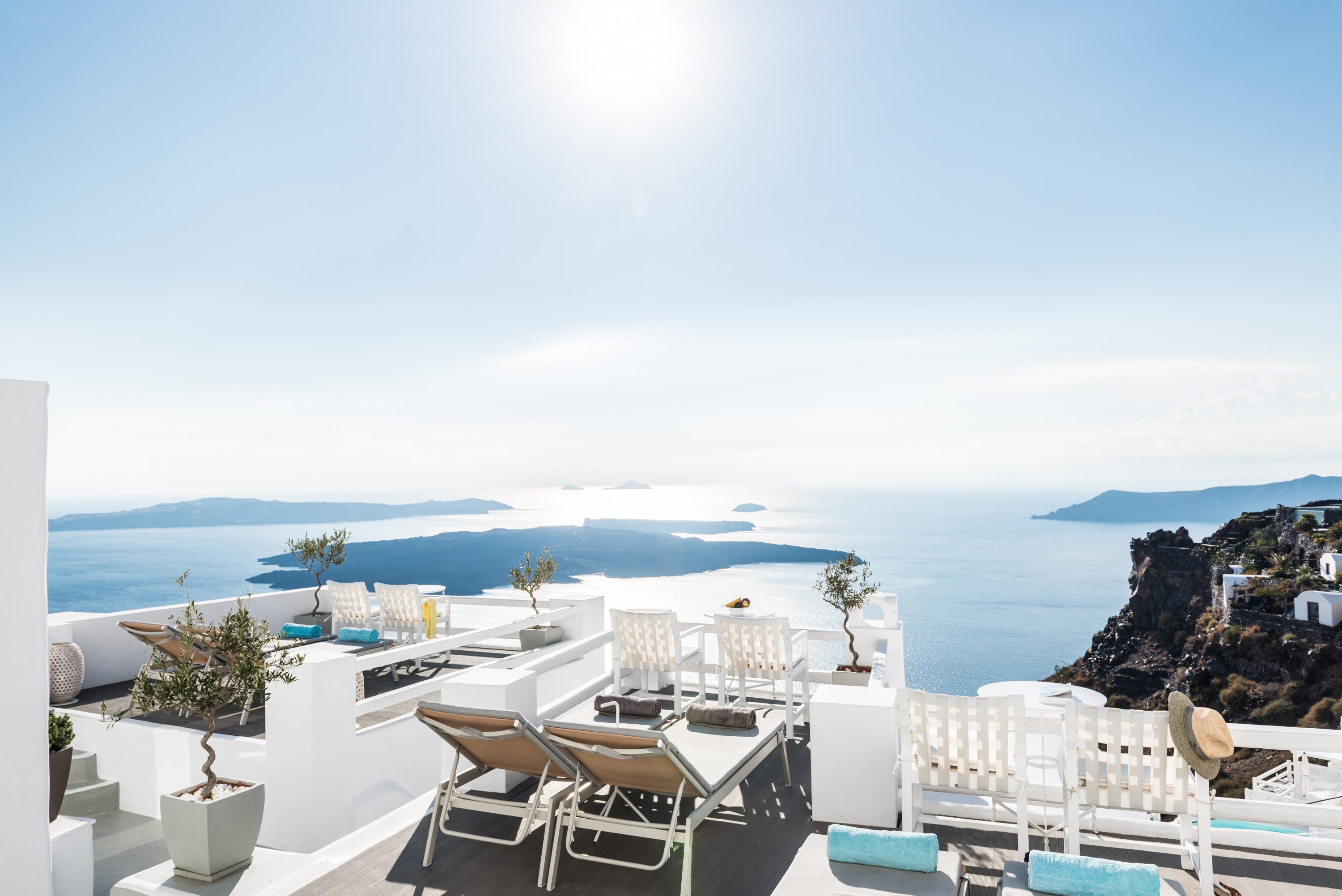 On The Rocks - Small Luxury Hotels Of The World (Adults Only) Imerovigli  Exterior foto