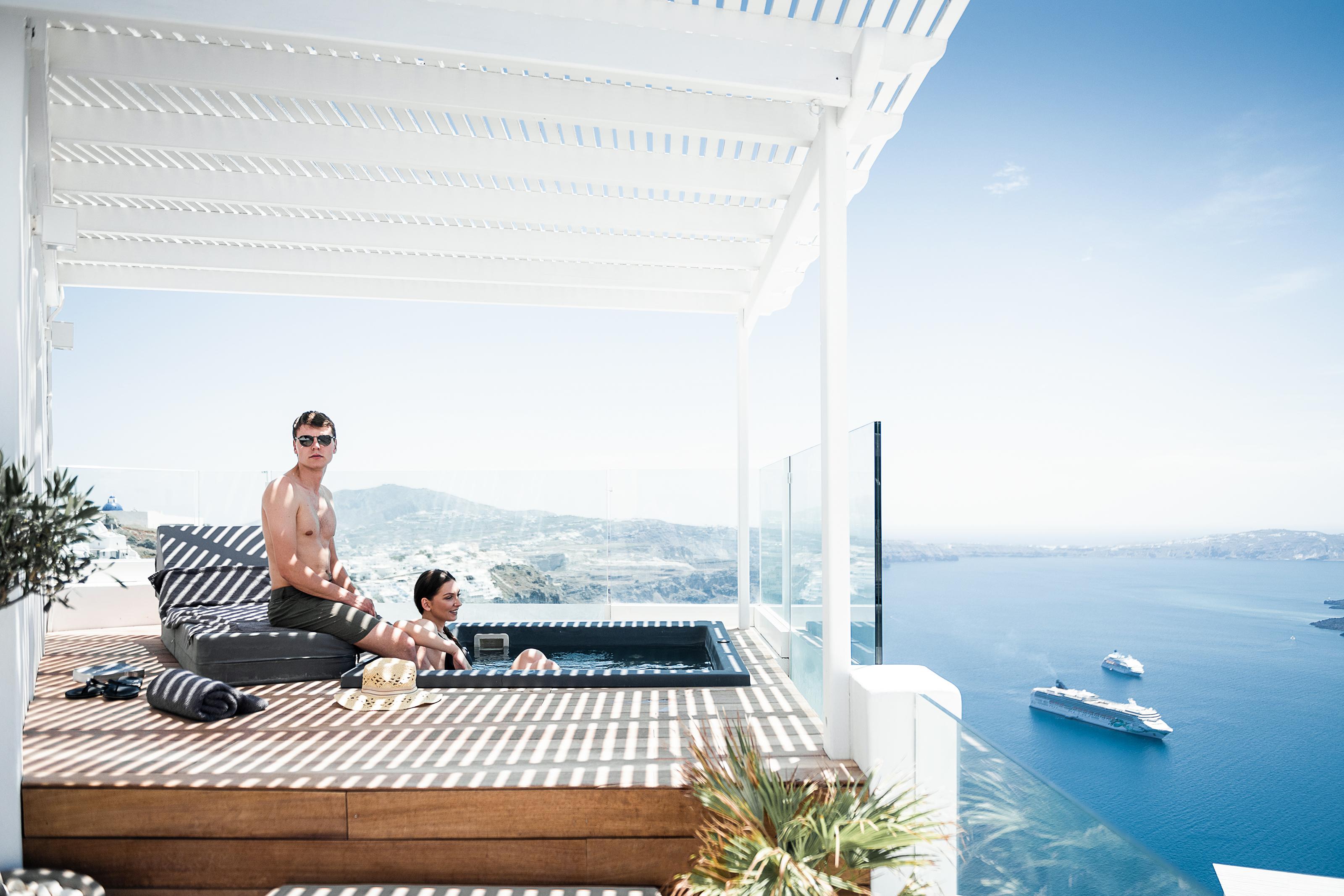 On The Rocks - Small Luxury Hotels Of The World (Adults Only) Imerovigli  Exterior foto