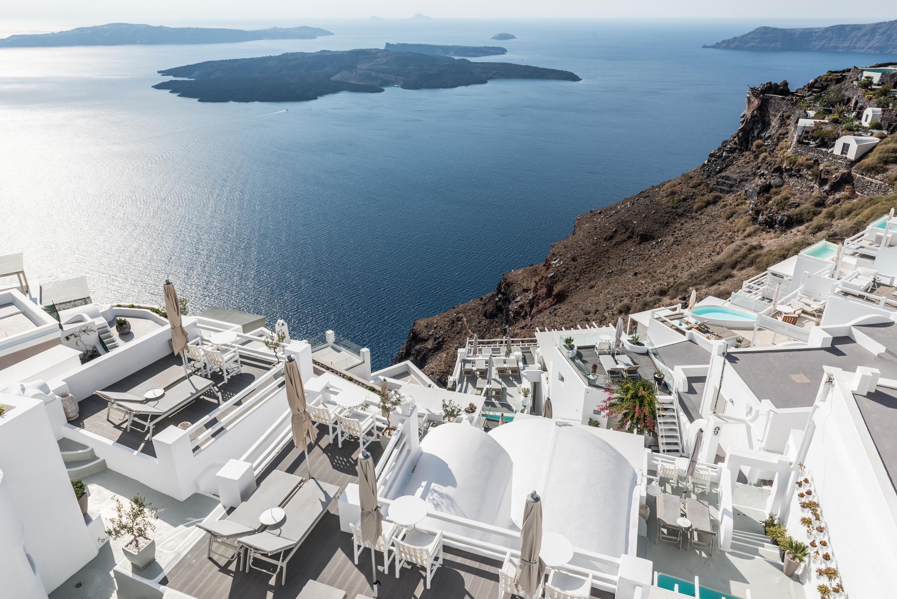 On The Rocks - Small Luxury Hotels Of The World (Adults Only) Imerovigli  Exterior foto